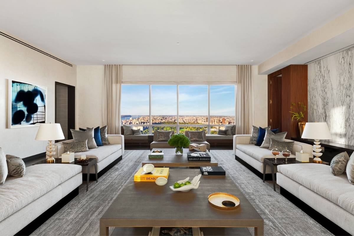 Manhattan Hotel Suite Design Frames Incredible Central Park View SBID