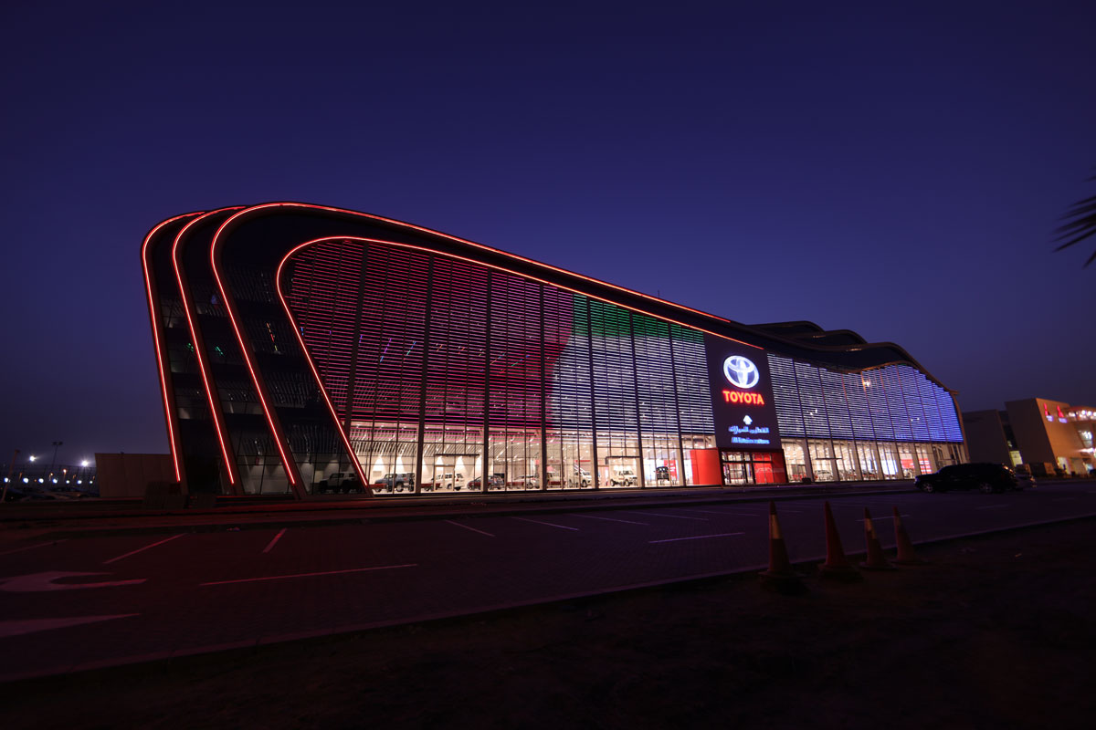 Toyota building dubai