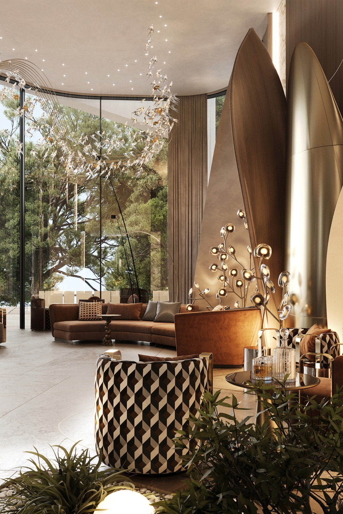 ISTO, ISTO: Creating an Elegant and Bionic Private Villa Design