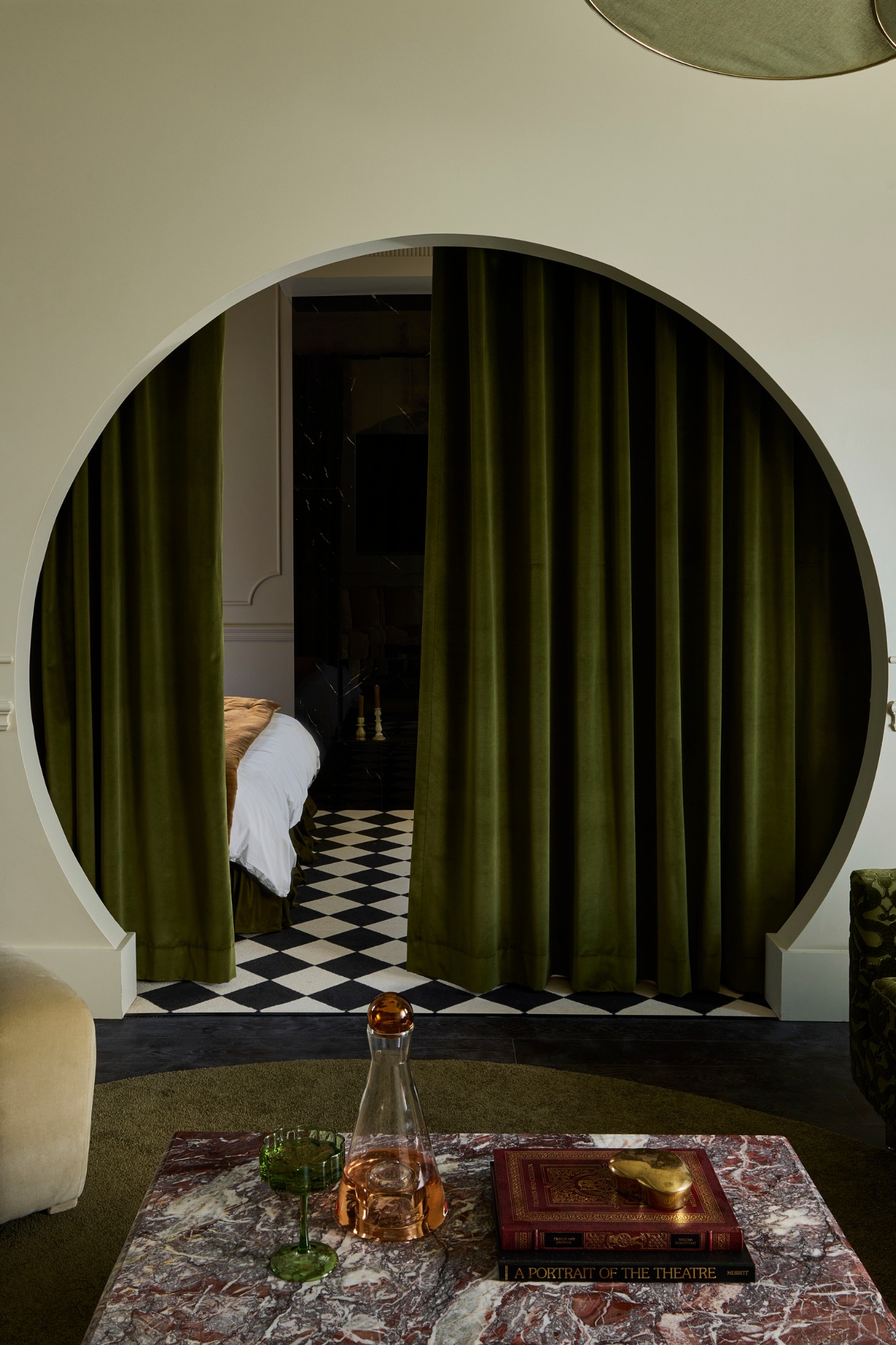 Twenty-Two Twelve, Twenty-Two Twelve: Creating a Moody and Opulent Hotel Suite Design