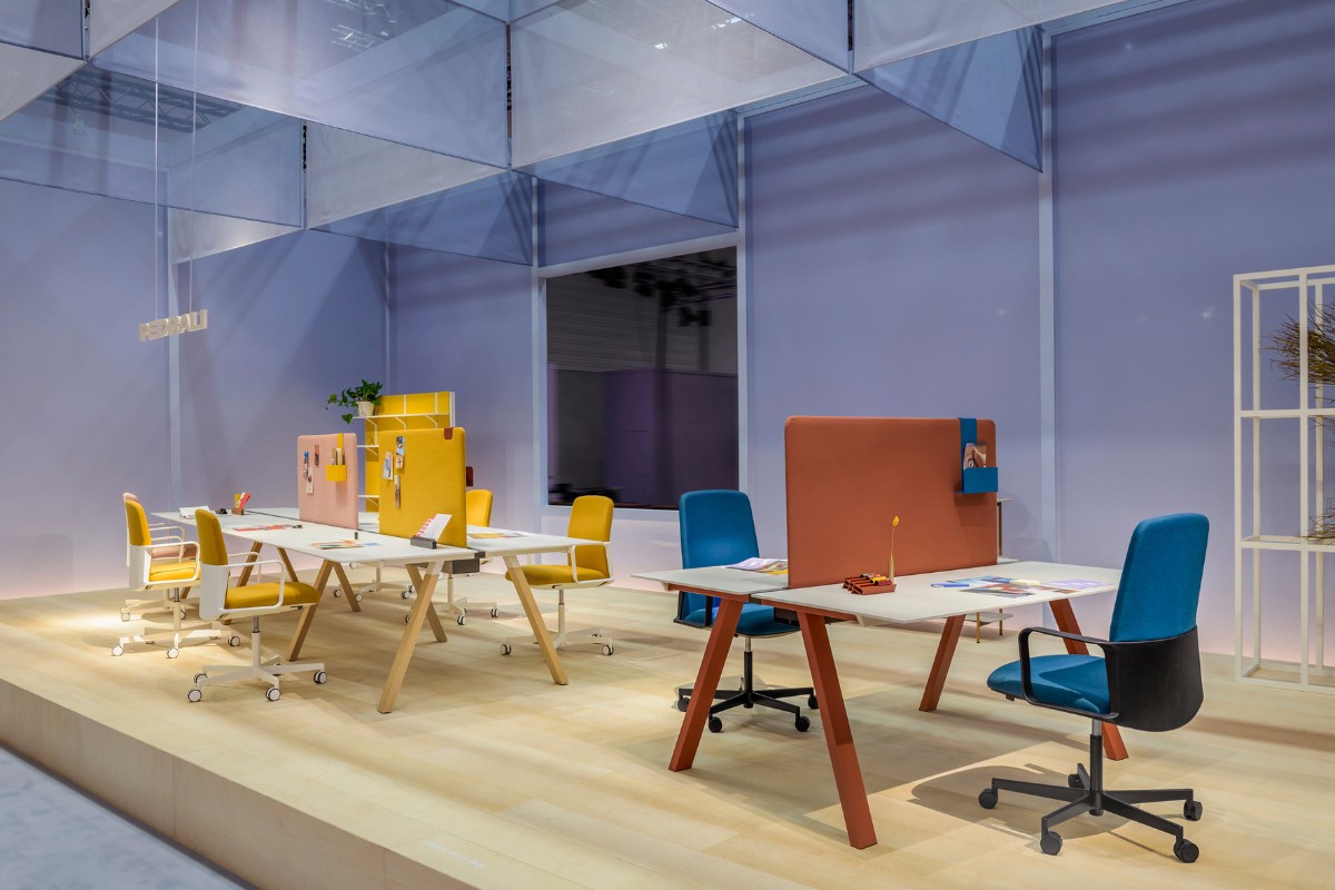 Pedrali, #PedraliColoursofLightness Redefines Workspace at Orgatec 2024