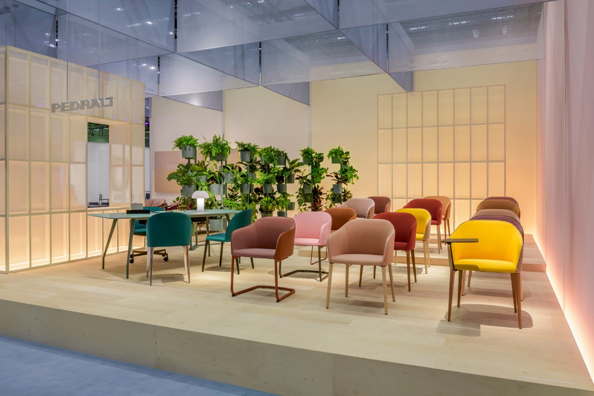 Pedrali, #PedraliColoursofLightness Redefines Workspace at Orgatec 2024