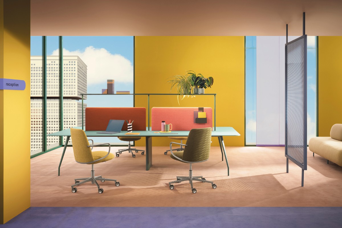 Pedrali, #PedraliColoursofLightness Redefines Workspace at Orgatec 2024