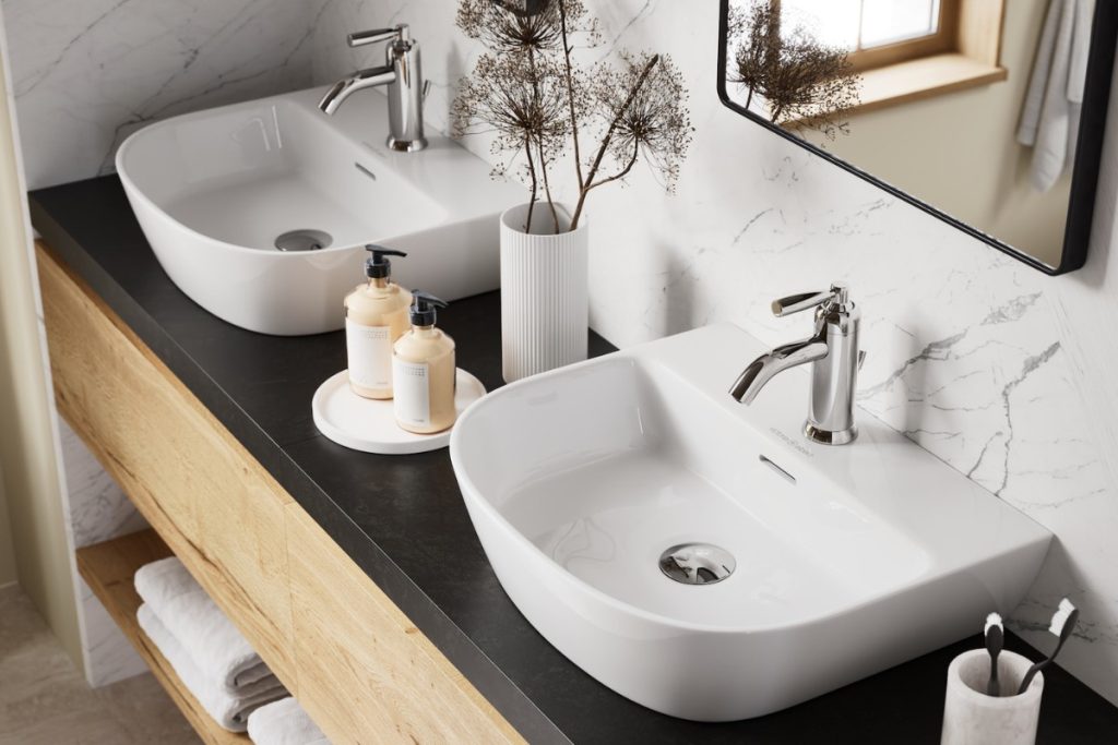 New Back-to-Wall Basins Extend Successful Victoria + Albert Lussari Collection